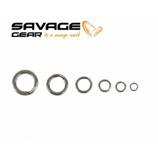 Savage Gear Stainless Splitring Mix Forged Халки
