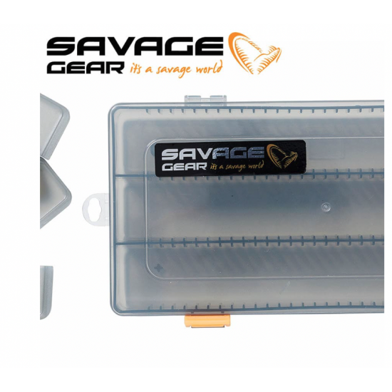 Savage Gear Flat Lurebox 4 Smoke Kit 23x11x3.5cm 2pcs Кутии за примамки
