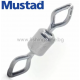 Mustad Rolling Swivel W Diamond Eye MA025-BN Вирбели