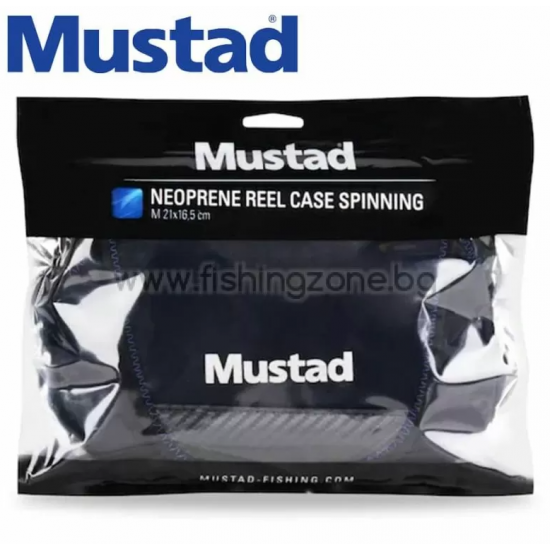 Mustad Neoprene Reel Case Spinning MRCS01 Калъф за макара Mustad Neoprene Reel Case Spinning MRCS01 Калъф за макара