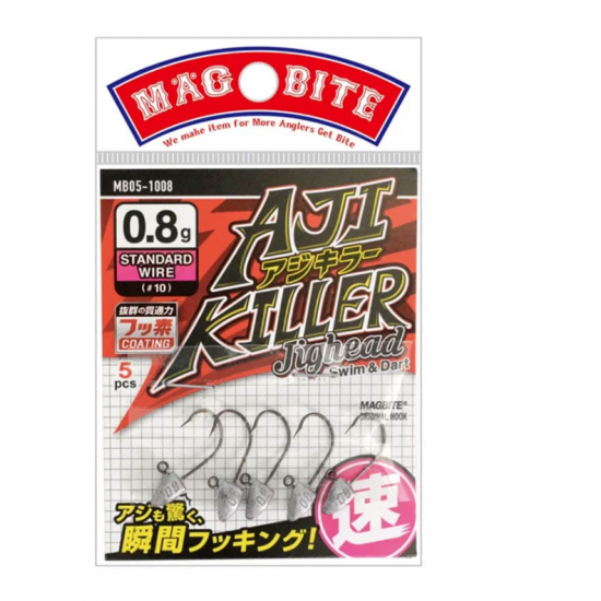 MagBite MB05 Aji Killer Jighead 5pcs Микро джиг глави MagBite MB05 Aji Killer Jighead 5pcs Микро джиг глави