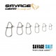 Savage Gear Salt Round Snaps Карабинки
