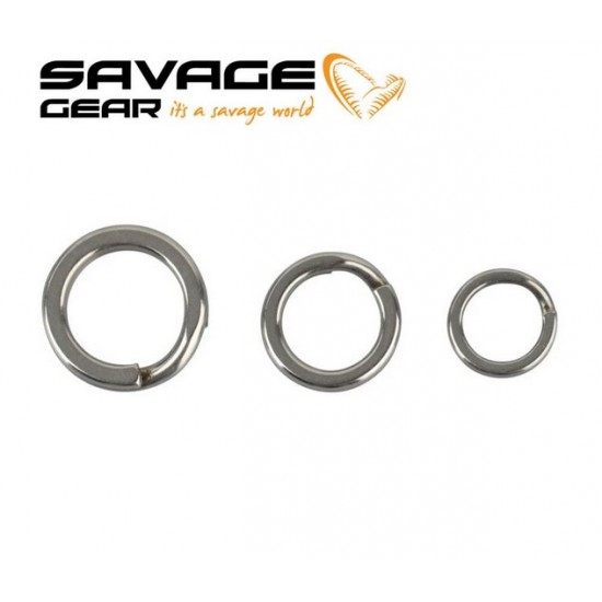 Savage Gear Splitring 10 SS + 10 BLN Халки