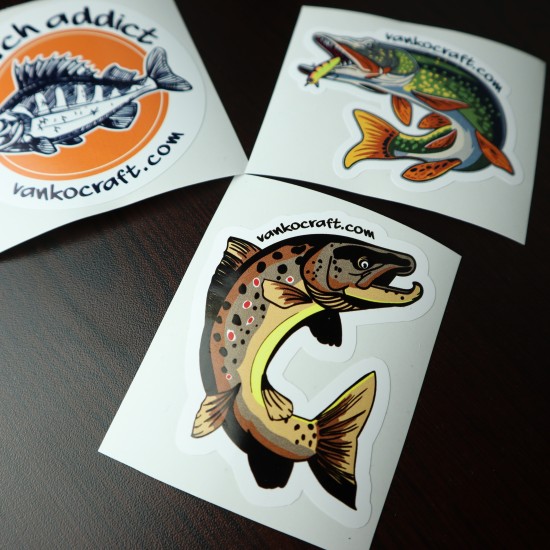 Стикер Vankocraft Brown Trout 