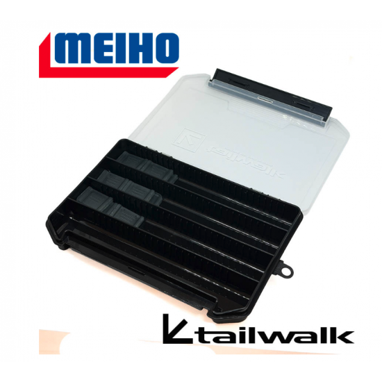 Meiho | Tailwalk Free case 800NS Clear and Black 20.5x14.7x2.8cm Кутия Meiho | Tailwalk Free case 800NS Clear and Black 20.5x14.7x2.8cm Кутия