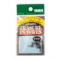 Yarie Rolling Swivel With Line Snap Вирбел с карабинка