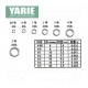 Yarie 806 Split Ring Silver Халкички