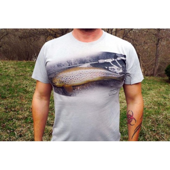 Тениска Brown Trout 