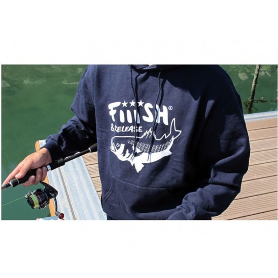 Fiiish Hoodie Dark Blue