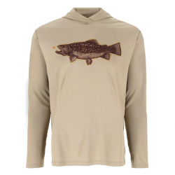 Simms Tech Hoody - Artist Series Stone Trout Fly UV Блуза с дълъг ръкав Simms Tech Hoody - Artist Series Stone Trout Fly UV Блуза с дълъг ръкав