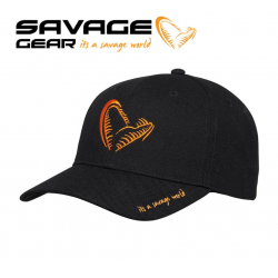 Savage Gear Jaw Baseball Cap Black Шапка Savage Gear Jaw Baseball Cap Black Шапка