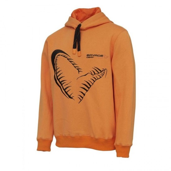 Savage Gear Mega Jaw Hoodie Sun Orange Суичър