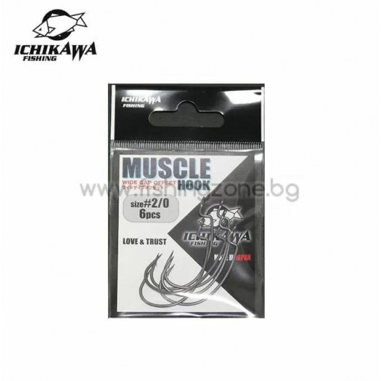 Ichikawa Muscle Hook Офсетни куки