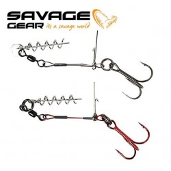 Savage Gear Carbon49 Corkscrew Stinger Single Hook Стингер с една кука Savage Gear Carbon49 Corkscrew Stinger Single Hook Стингер с една кука