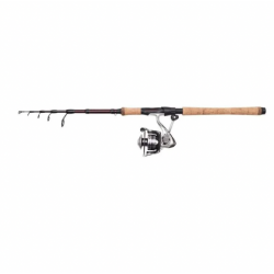 DAM Impressa Tele Spin 1.80м, 2-12g + Quick Impressa 1000 Телескопичен спининг комплект