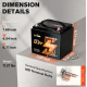 LiTime 12v/50Ah Bluetooth Литиева батерия Li Time LiTime 12v/50Ah Bluetooth Литиева батерия Li Time
