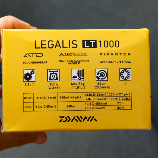 DAIWA 20 Legalis LT 1000 Спининг макара втора употреба DAIWA 20 Legalis LT 1000 Спининг макара втора употреба
