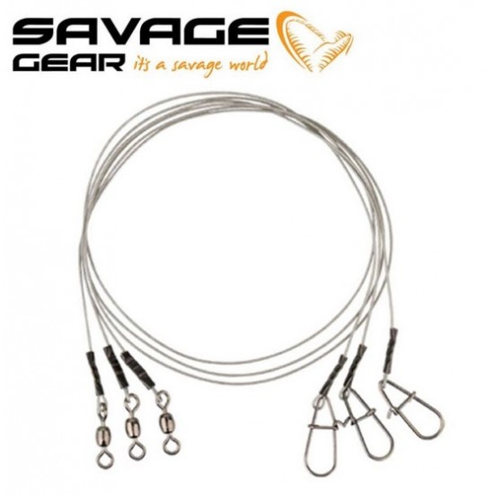 Savage Gear Carbon49 Trace 40cm 0.60mm 16kg Метален повод Savage Gear Carbon49 Trace 40cm 0.60mm 16kg Метален повод