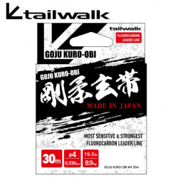 Tailwalk Goju Kuro-Obi Fluorocarbon 30m Флуорокарбон Tailwalk Goju Kuro-Obi Fluorocarbon 30m Флуорокарбон