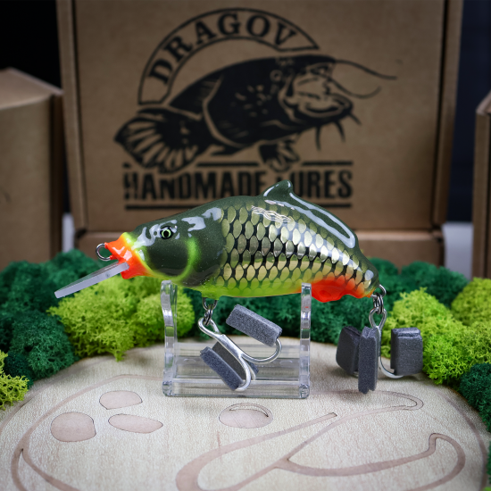 Шаран - ръчно изработен воблер Dragov Handmade
