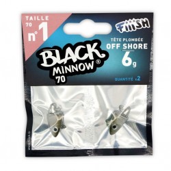 Fiiish Black Minnow No1 Jig Head 6 g Off Shore Джиг глава  