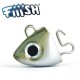 Fiiish Black Minnow No2.5 Jig Head 8g Shore - Kaki Fiiish Black Minnow No2.5 Jig Head 8g Shore - Kaki