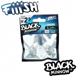 Fiiish Black Minnow No2.5 Jig Head 8g Shore - Kaki Fiiish Black Minnow No2.5 Jig Head 8g Shore - Kaki