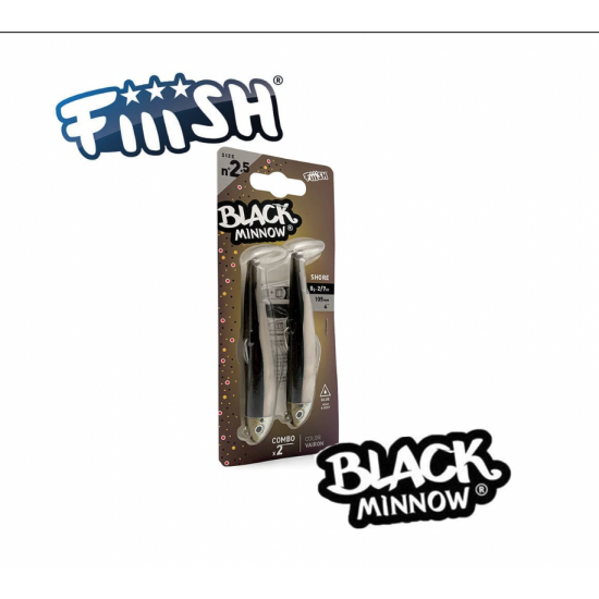 Fiiish Black Minnow No2.5 Double Combo - 10.5cm 8g Силиконова примамка