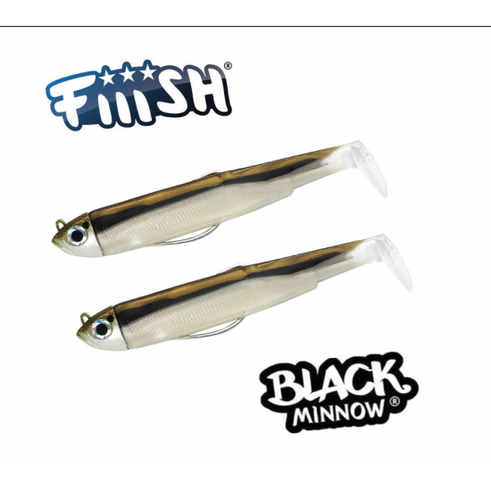 Fiiish Black Minnow No2.5 Double Combo - 10.5cm 8g Силиконова примамка