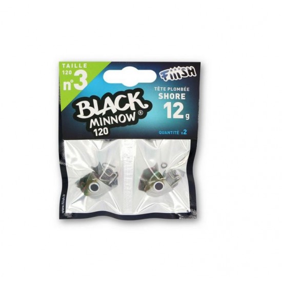 Fiiish Black Minnow No3 Jig Head 12g Shore Джиг глава