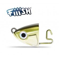 Fiiish Black Minnow No3 Jig Head 6g Shallow - Kaki