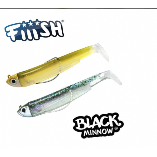 Fiiish Black Minnow No2 Double Combo 9 cm, 5g Силиконова примамка Fiiish Black Minnow No2 Double Combo 9 cm, 5g Силиконова примамка