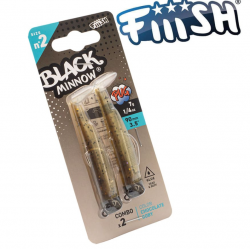 Fiiish Black Minnow No2 Double Combo - 9 cm, 7g Силиконова примамка