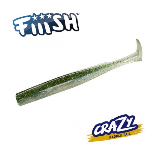 Fiiish Crazy Paddle Tail 100 Силиконова примамка тела Fiiish Crazy Paddle Tail 100 Силиконова примамка тела