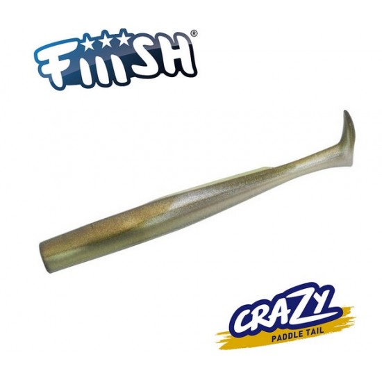 Fiiish Crazy Paddle Tail 100 Силиконова примамка тела Fiiish Crazy Paddle Tail 100 Силиконова примамка тела