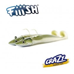 Fiiish Crazy Paddle Tail 100 Double Combo - 10cm 10g Силиконова примамка Fiiish Crazy Paddle Tail 100 Double Combo - 10cm 10g Силиконова примамка