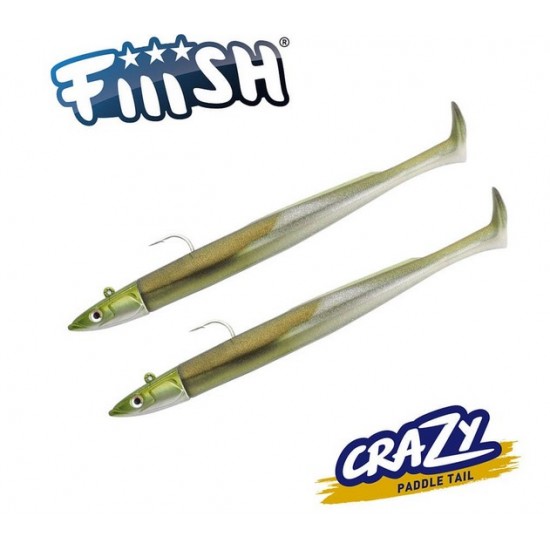 Fiiish Crazy Paddle Tail 100 Double Combo - 10cm 10g Силиконова примамка