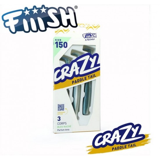Fiiish Crazy Paddle Tail 150 Силиконова примамка тела Fiiish Crazy Paddle Tail 150 Силиконова примамка тела