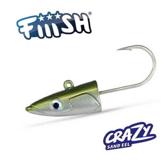 Fiiish Crazy Sand Eel No2 Jig Head 15g Offshore Джиг глава