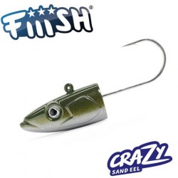 Fiiish Crazy Sand Eel No2 Jig Head 25g X-Deep Джиг глава