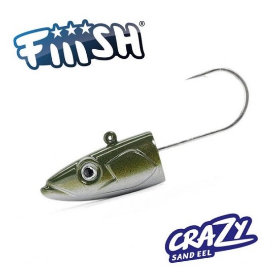 Fiiish Crazy Sand Eel No2 Jig Head 25g X-Deep Джиг глава
