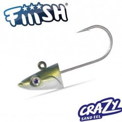 Fiiish Crazy Sand Eel No2 Jig Head 7g Shore Джиг глава