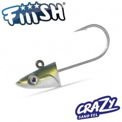 Fiiish Crazy Sand Eel No2 Jig Head 7g Shore Джиг глава