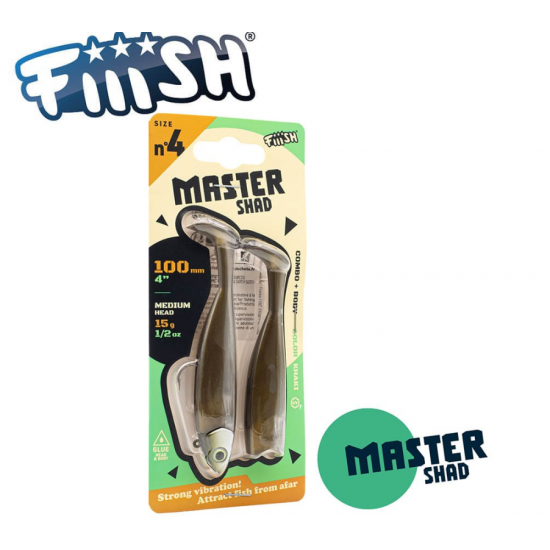 Fiiish Master Shad No4 Combo - 10cm, 15g Силиконова примамка