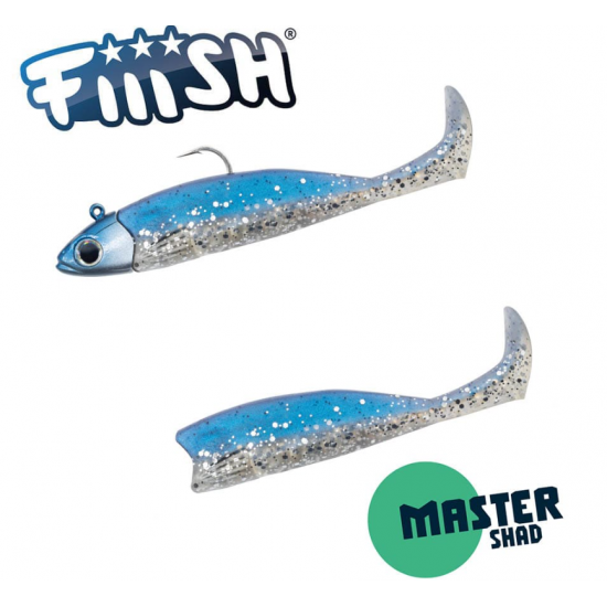 Fiiish Master Shad No4 Combo - 10cm, 15g Силиконова примамка