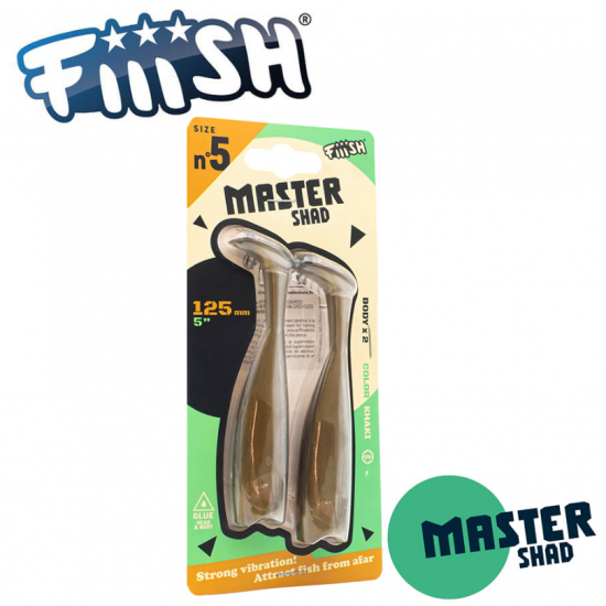 Fiiish Master Shad No5 - 12.5cm Силиконова примамка тела