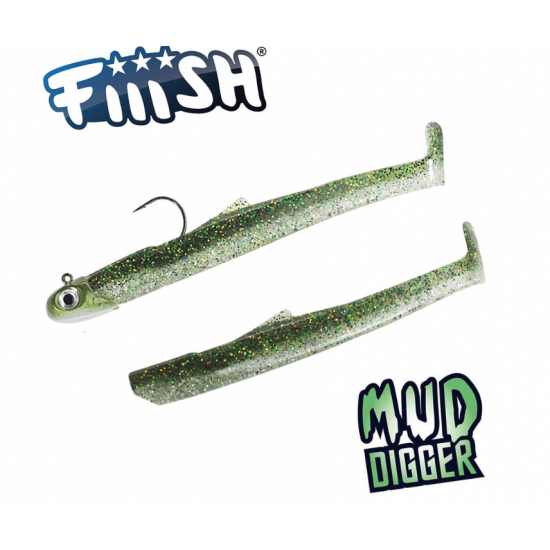 Fiiish Mud Digger Combo - 9 cm, 10g Силиконова примамка