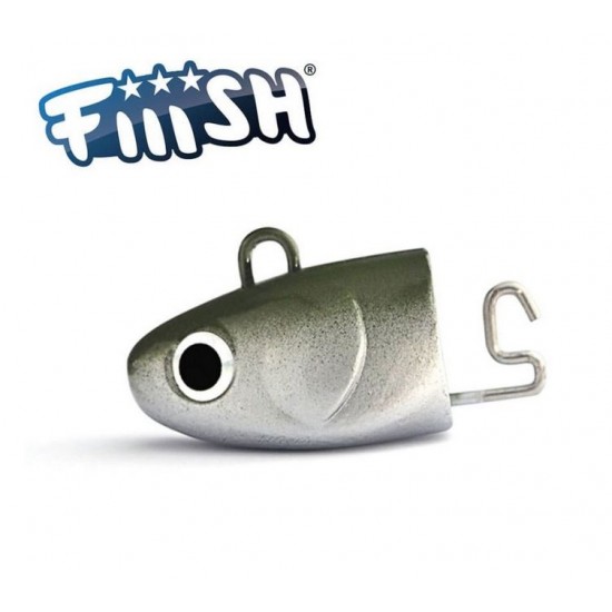 Fiiish Black Minnow No1 Jig Head 12g Extra Deep - Kaki