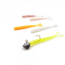 Mustad Aji Worm Pilo-Pilo 5cm Силиконова примамка Mustad Aji Worm Pilo-Pilo 5cm Силиконова примамка