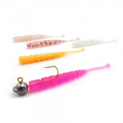 Mustad Aji Worm Plu-Plu 5cm Силиконова примамка Mustad Aji Worm Plu-Plu 5cm Силиконова примамка